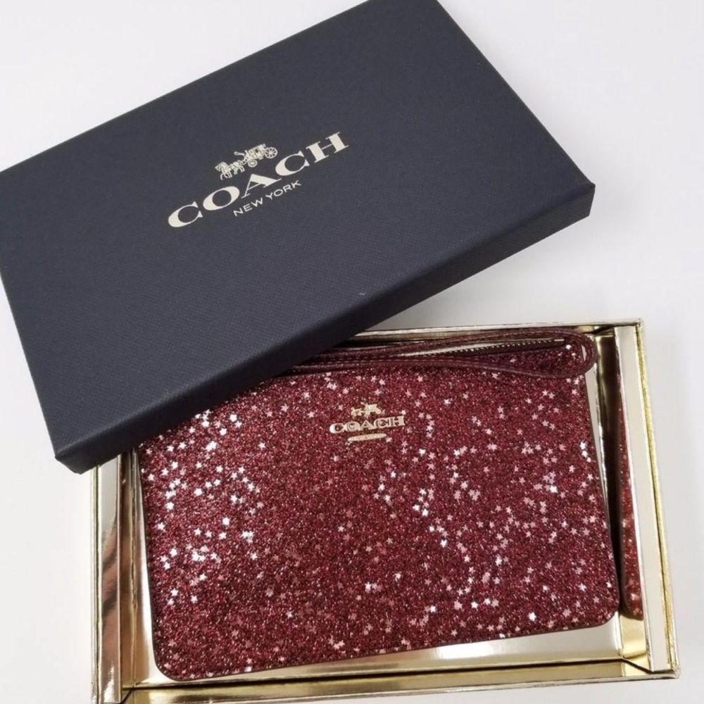 NWT Coach gorgeous red wristle